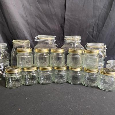 Mason And Fido Glass Jars