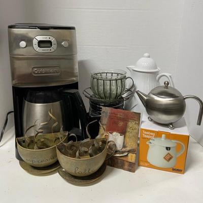 Cuisinart Coffee Maker, Teabag Teapot, Oggi Decanter