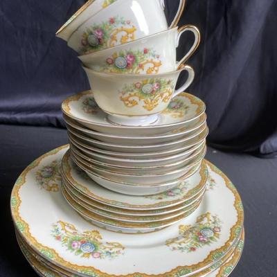 Berkshire Ware Japan Service For 4 Teaset