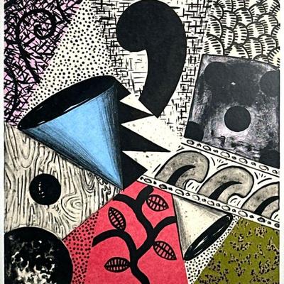 DAN RIZZIE LITHOGRAPH | valon Color lithograph 29.5 x 25 in. Sight Signed & dated “1988” lower right, numbered “15/30” lower left -...