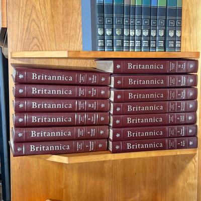 (13pc) ENCYCLOPEDIA BRITANNICA VOLS. 1-12 | Set of 15th Edition leather bound Encyclopedia Britinnica books including Volumes 1-12 and...