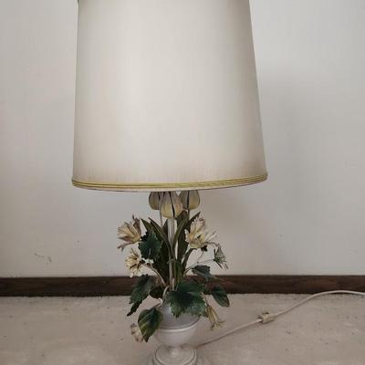 Vintage Toleware Lamp