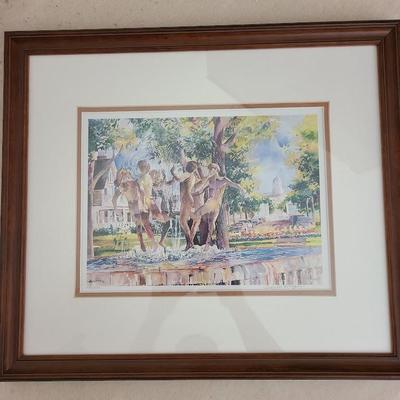 Children playing in the water by Beverly Draper