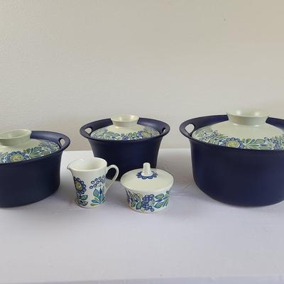 Figgjo Flint Norway Vintage Tor Viking Casseroles with Lid