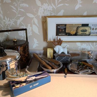 Vintage bar items