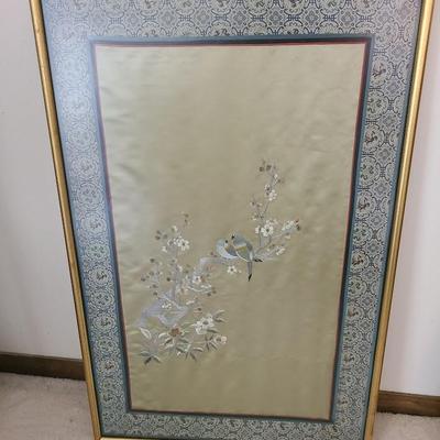 Silk embroidery art