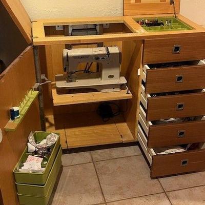 ELNA Sewing Cabinet