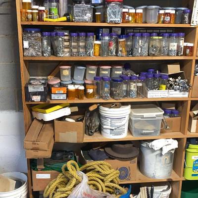 Extensive Workshop Hardware Selection With Heavy-Duty Rope