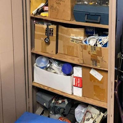 Electronics, Metal Cabinet And More! 