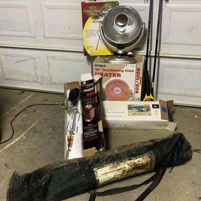 Optimus 14" Oscillating Heater, Coleman Hammock, Tent Canopy, Portable Toilet & More