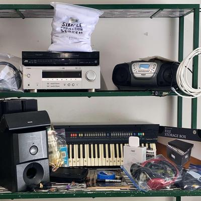 Casio Keyboard, Phillips Speakers & DVD Player, Yamaha Receiver And More