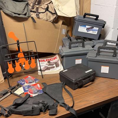 Shooting Sports – Ammo Boxes, Gun Belt, Targets, Pellets & Accessories