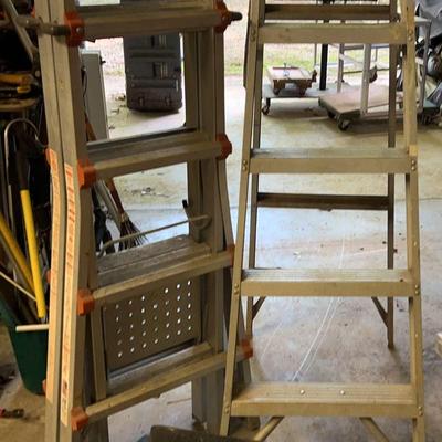 Two Ladders & Two Dolly Wheels