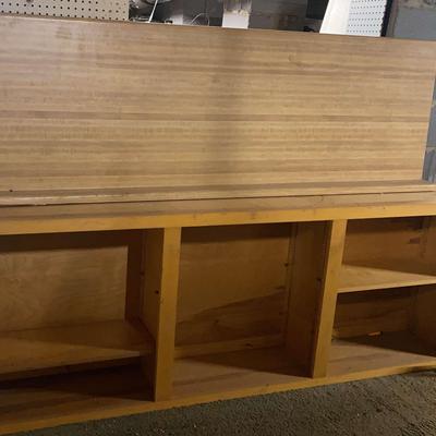 Counter Top And Wooden Shelf
