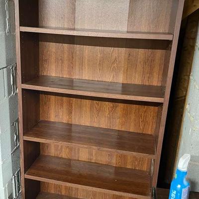 Wooden Bookshelf With Five Shelves #2 