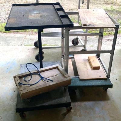Rolling Seat And Work Carts