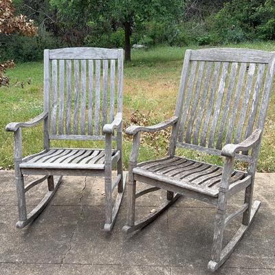 Teakwood Rockers