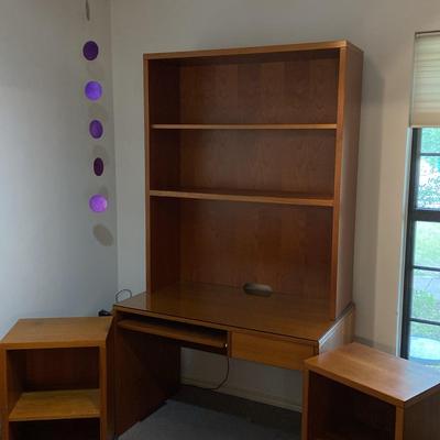 Large Desk #1 With Two Side Cabinets