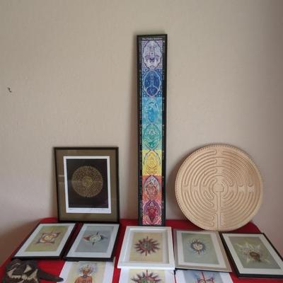 Collection Of New Age & Chakra Art Prints & More