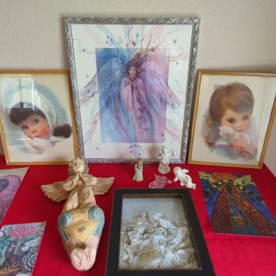 Angel Of Serenity By Carolyn Utigard & Other Angel/Portraiture Art & Decor