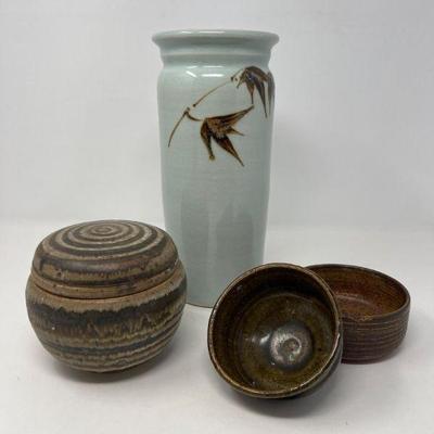102 studiopotterycollectionbruning hudsonsigned