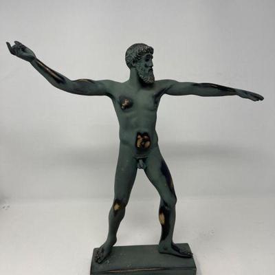58 darkmetalposeidonorzeusstatue