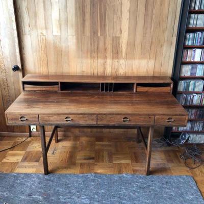 Vintage Danish Modern Lovig Rosewood Desk