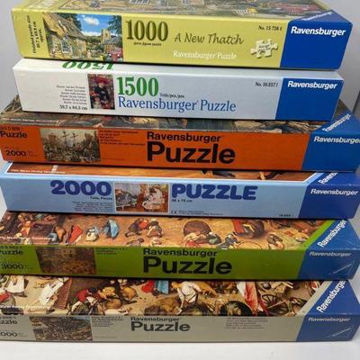 90 sixravensburgerpuzzlesmixedpiececounts