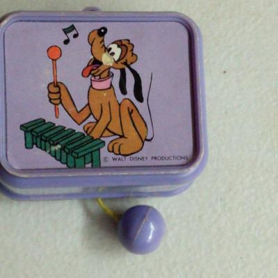 Disney Schmid Bros. Inc. Mickey Mouse Club Music Box Pull String