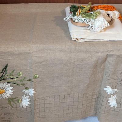 Vintage Unfinished Embroidery w/Muslim