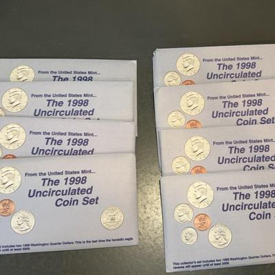 Uncirculated Coin Sets 1998