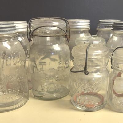 Ball and Other Canning Jars Vintage 