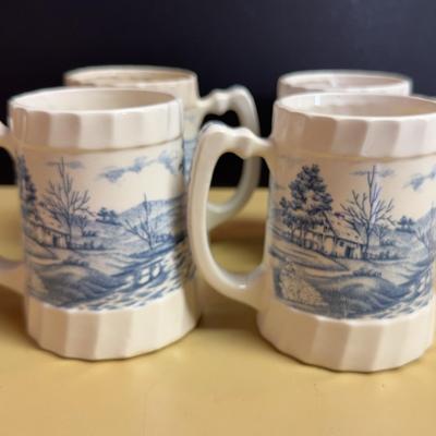 Blue River Nasco Japan Mugs 
