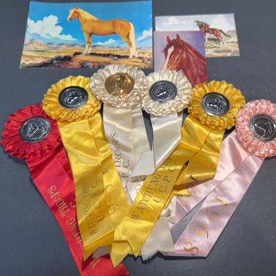 Pegasus Sales Co. Horse Show Ribbons 1960s