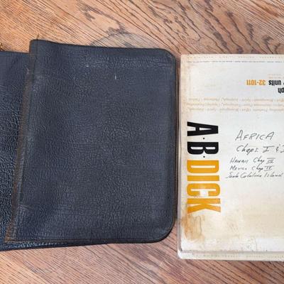 Vintage Slide Script & Others 