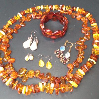 Amber Color Jewelry 