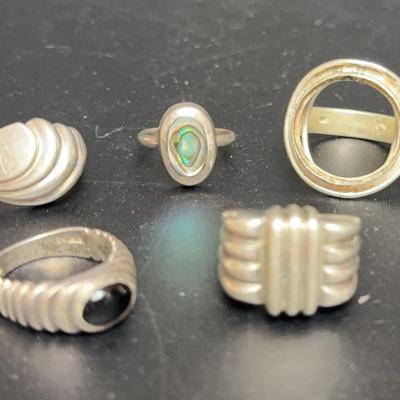 Rings Stamped Sterling & 925
