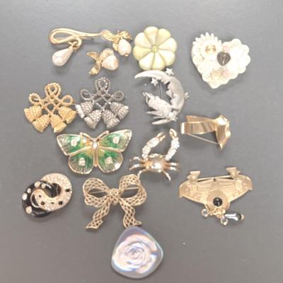 Swarovski Brooch and Other Jewelry 