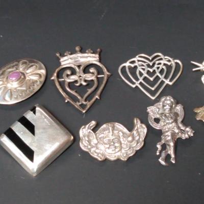 Hearts, Santa, Angel, Butterfly, Other 925 Pins