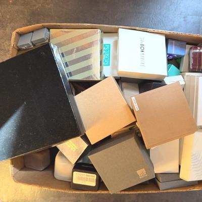 Large Box of Empty Retail Jewelry Boxes 