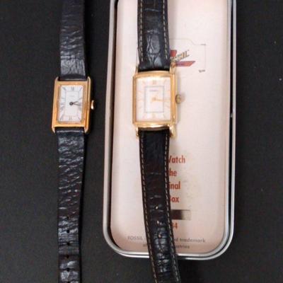 Timex and Fossil Wristwatches