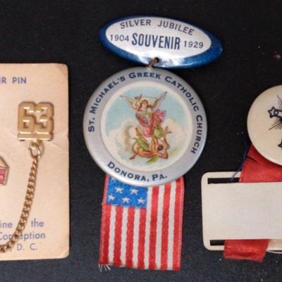 Souvenir Pins - Antique