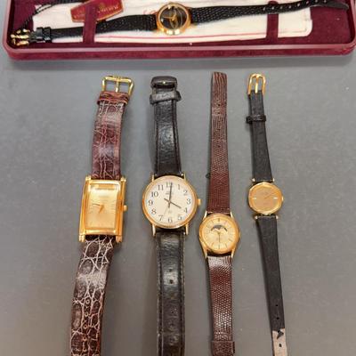 Wristwatches Lucien Piccard, Seiko, Bill Blass 