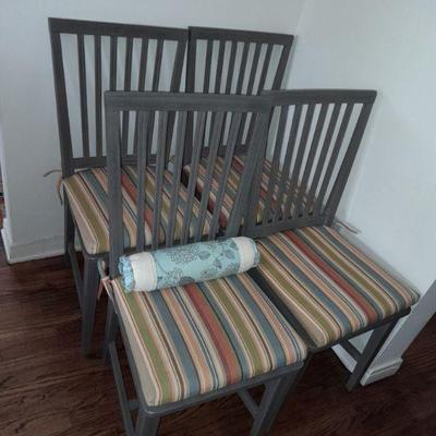 Crate & Barrel wood chairs made in Italy