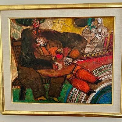 Theo Tobiasse original oil painting