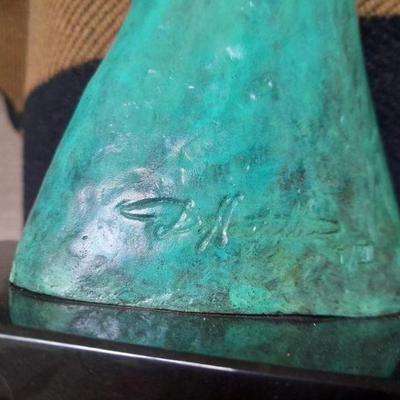 David Hostetler signed bronze