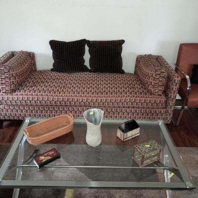 Handsome Williams-Sonoma backless sofa