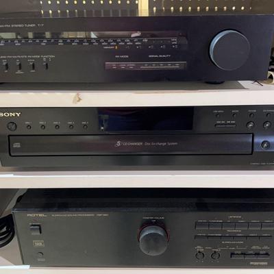 Yamaha, Sony & Rotel 