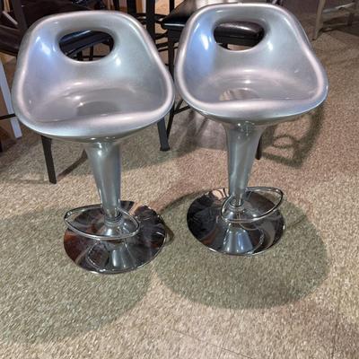 2 MCM style Plastic Stools