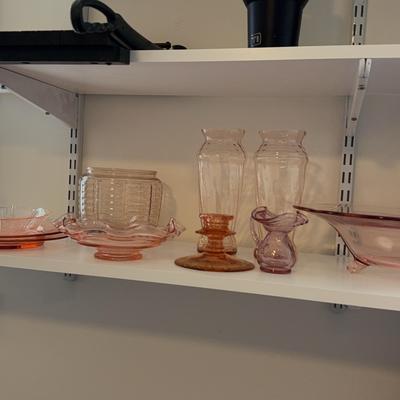 Antique Pink Glass
